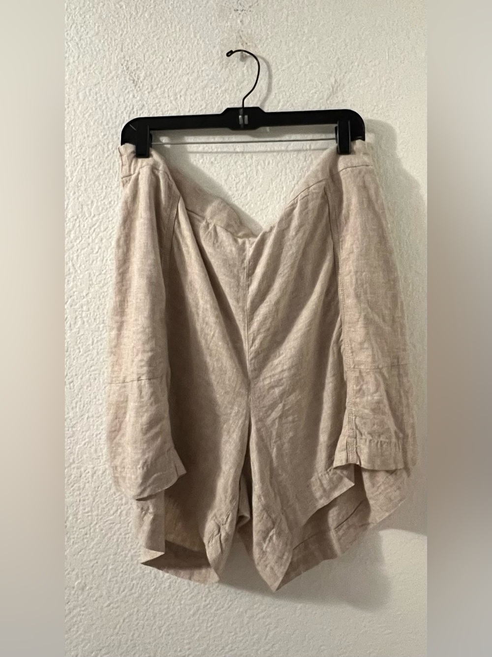 Lane Bryant Linen Blend Soft Slub Shorts